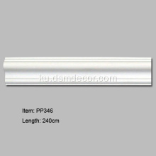 Pu Decorative Plastic Panel Wall Molding